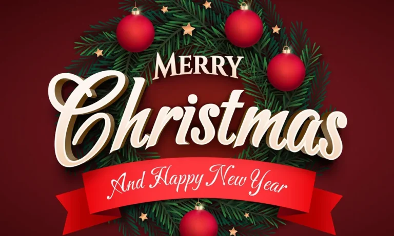 Merry Christmas and Happy New Year